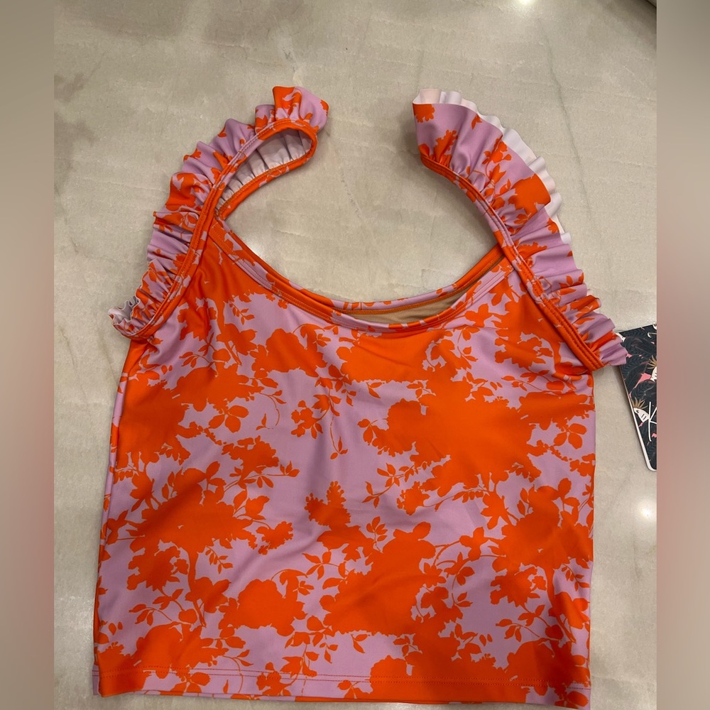 Kortni Jeane Flutter Swim Top